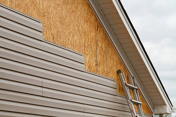 Professional Storm Damage Siding Repair technician working in Marion, TX